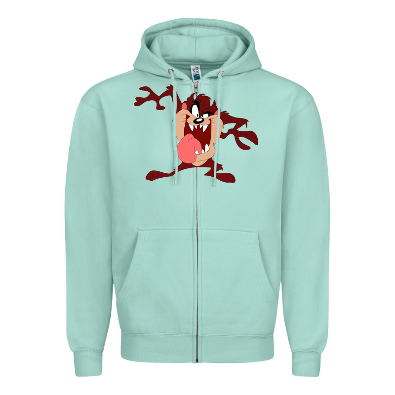 Tasmanian Devil Cartoon Character Zipper Hoodie by ArtMosaic | Teevron