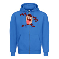 True Royal tasmanian devil cartoon character Zipper Hoodie - ArtMosaic