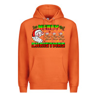 Carrot Merry Christmas Premium Hoodie - CowhideDigitalArt