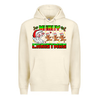 Sandshell Merry Christmas Premium Hoodie - CowhideDigitalArt