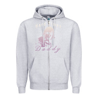 Heather Grey Hard Times Daddy Zipper Hoodie - trangStudio