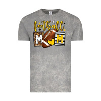 Cloud Rock Football mom yellow team color Vintage Tee - HowdyJamesFarm
