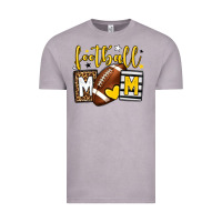 Vintage Zinc Football mom yellow team color Vintage Tee - HowdyJamesFarm
