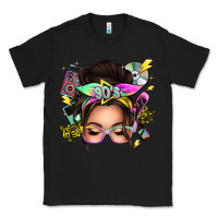 Black 90s messy bun Classic Tee - texasbilliewilder