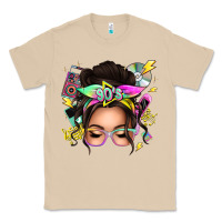 Mushroom 90s messy bun Classic Tee - texasbilliewilder
