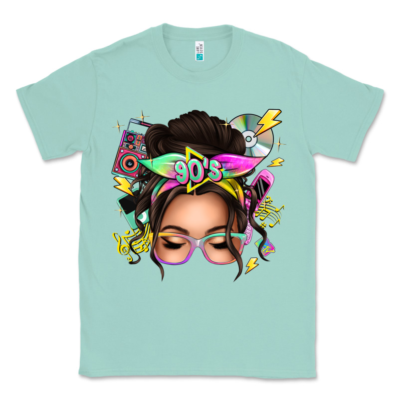 90s Messy Bun Classic Tee by texasbilliewilder | Teevron