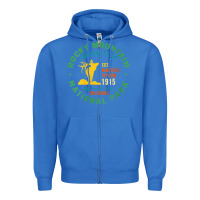 Womens Rocky Mountain National Park Hiking Travel Souvenir Novelty V N Zipper Hoodie | Teevron