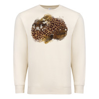 Sandshell leopard cowhide glitter patches Premium Sweatshirt - Artiststas