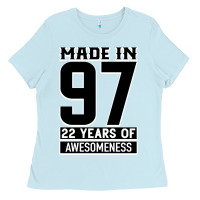 Baby Blue Made In 97 22 Years Of Awesomeness Ladies Tee - Bettercallsaul