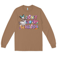 Toasted Coconut Don't worry be happy Easter Long Sleeve Tee - CowGirlArtShop