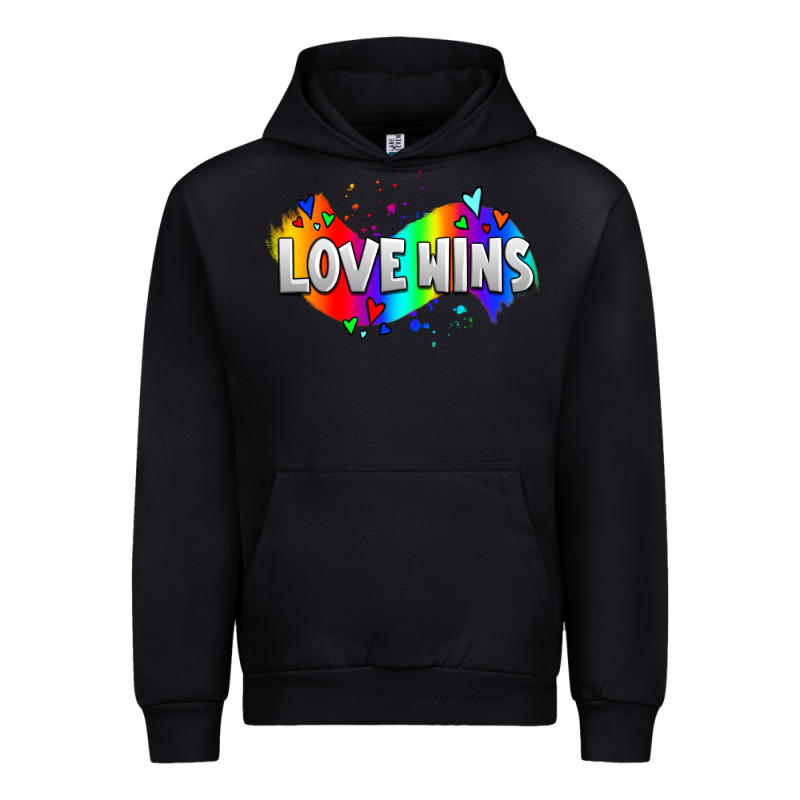 Love Wins Pride Lgbtq Urban Hoodie by AdoDesignShop | Teevron