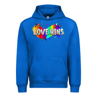 Cobalt love wins pride lgbtq Urban Hoodie - AdoDesignShop