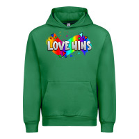 Emerald love wins pride lgbtq Urban Hoodie - AdoDesignShop