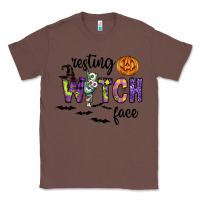 Chestnut Resting Witch Face Classic Tee - CowhideDigitalArt