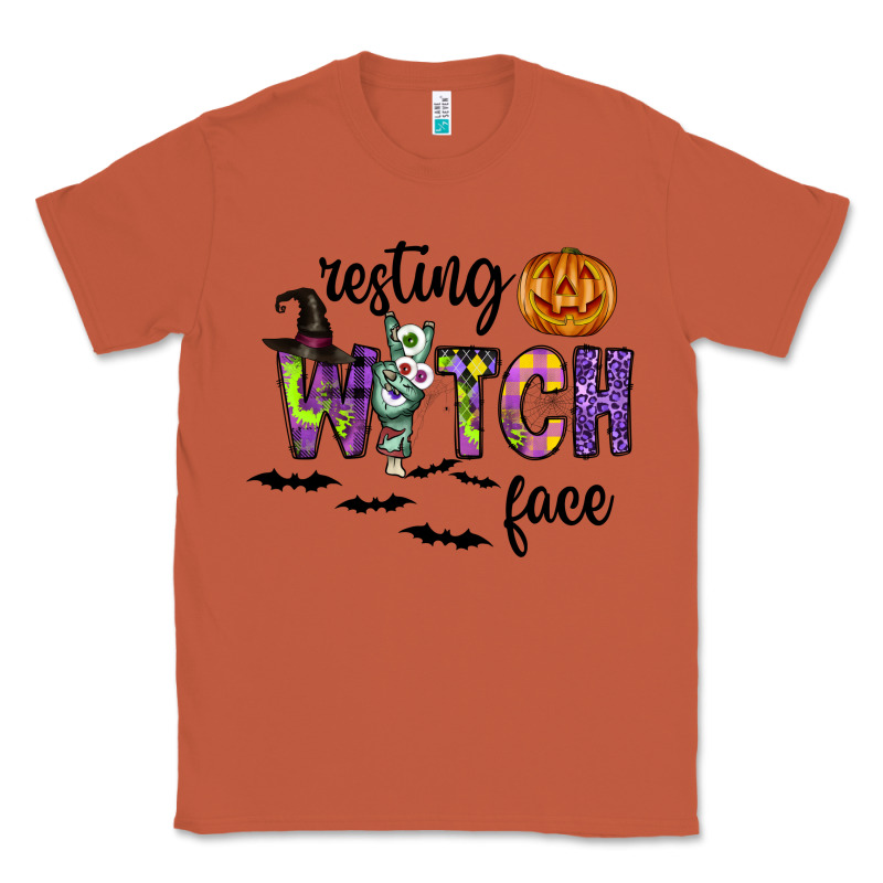 Resting Witch Face Classic Tee by CowhideDigitalArt | Teevron