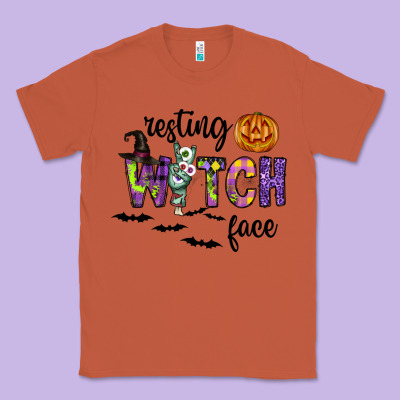 Resting Witch Face Classic Tee Designed By Cowhidedigitalart