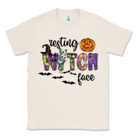 Natural Resting Witch Face Classic Tee - CowhideDigitalArt
