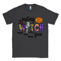Smoke Resting Witch Face Classic Tee - CowhideDigitalArt