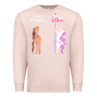 Pale Pink Other Attorneys Me Tee Unicorn Attorney Funny Gift Idea Attorney Tshir Premium Sweatshirt - trangStudio