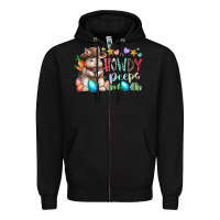 Black howdy peeps Zipper Hoodie - RacoonDesign