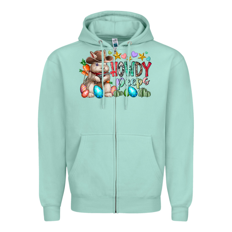 Howdy Peeps Zipper Hoodie by RacoonDesign | Teevron
