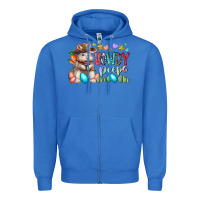 True Royal howdy peeps Zipper Hoodie - RacoonDesign