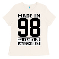 Bone Made in 98 22 Years Of Awesomeness Ladies Tee - Bettercallsaul