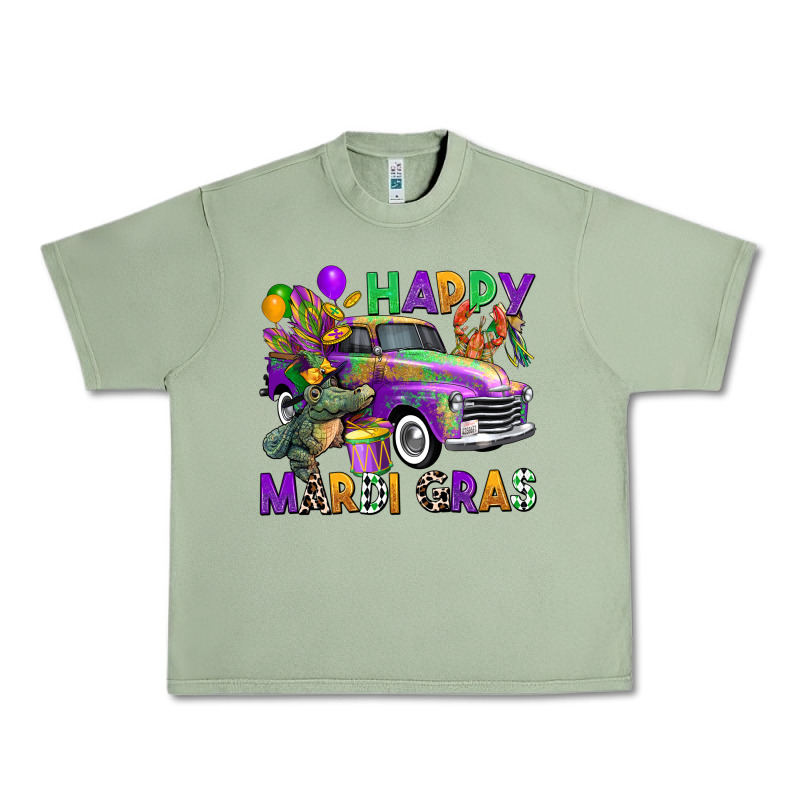 Happy Mardi Gras Truck Urban Heavy Tee by CowGirlArtShop | Teevron