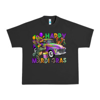 Pigment Black happy mardi gras truck Urban Heavy Tee - CowGirlArtShop