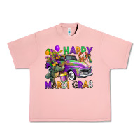 Salmon happy mardi gras truck Urban Heavy Tee - CowGirlArtShop