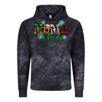 Cloud Black mama claus christmas Vintage Hoodie - CowGirlArtShop