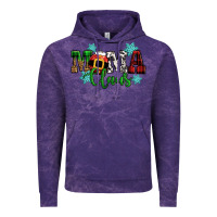 Cloud Purple mama claus christmas Vintage Hoodie - CowGirlArtShop