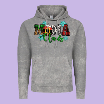 Mama Claus Christmas Vintage Hoodie Designed By Cowgirlartshop