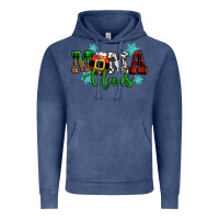 Vintage Denim mama claus christmas Vintage Hoodie - CowGirlArtShop