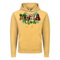 Vintage Mustard mama claus christmas Vintage Hoodie - CowGirlArtShop