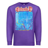 Purple Lover Gift Entombed Left Hand Path Any Size Up To New Dtg Premium Sweatshirt - trangStudio