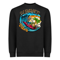 Black Summer Vibes Heavyweight Sweatshirt - CowhideDigitalArt