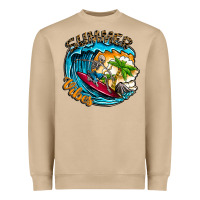 Mushroom Summer Vibes Heavyweight Sweatshirt - CowhideDigitalArt