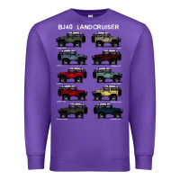 Purple BJ4 FJ40 Landcruiser all colors T-Shirt Birthday Gift Premium Sweatshirt - trangStudio