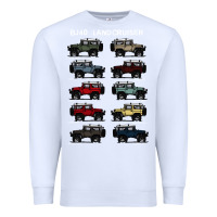 White BJ4 FJ40 Landcruiser all colors T-Shirt Birthday Gift Premium Sweatshirt - trangStudio