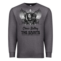 Charcoal Heather Chris Bailey Premium Sweatshirt - FloraArt