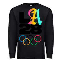 Black 2028 summer olympics Premium Sweatshirt - FloraArt