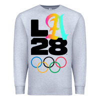 Heather Grey 2028 summer olympics Premium Sweatshirt - FloraArt