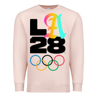 Pale Pink 2028 summer olympics Premium Sweatshirt - FloraArt
