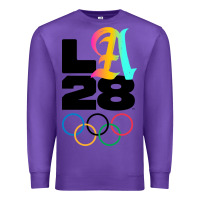 Purple 2028 summer olympics Premium Sweatshirt - FloraArt