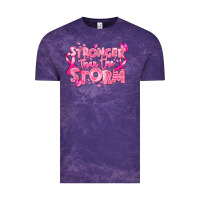 Cloud Purple stronger than the storm breast cancer Vintage Tee - RanaPortraitStore