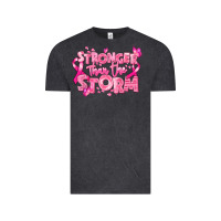 Vintage Black stronger than the storm breast cancer Vintage Tee - RanaPortraitStore