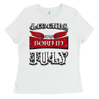White Legends are born in July Ladies Tee - Bettercallsaul