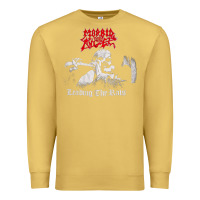 Antique Gold Morbid Angel, Morbid Angel vintage, Morbid Angel art, Morbid Angel pai Premium Sweatshirt - FloraArt