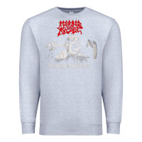 Heather Grey Morbid Angel, Morbid Angel vintage, Morbid Angel art, Morbid Angel pai Premium Sweatshirt - FloraArt